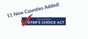 new VCA counties in California